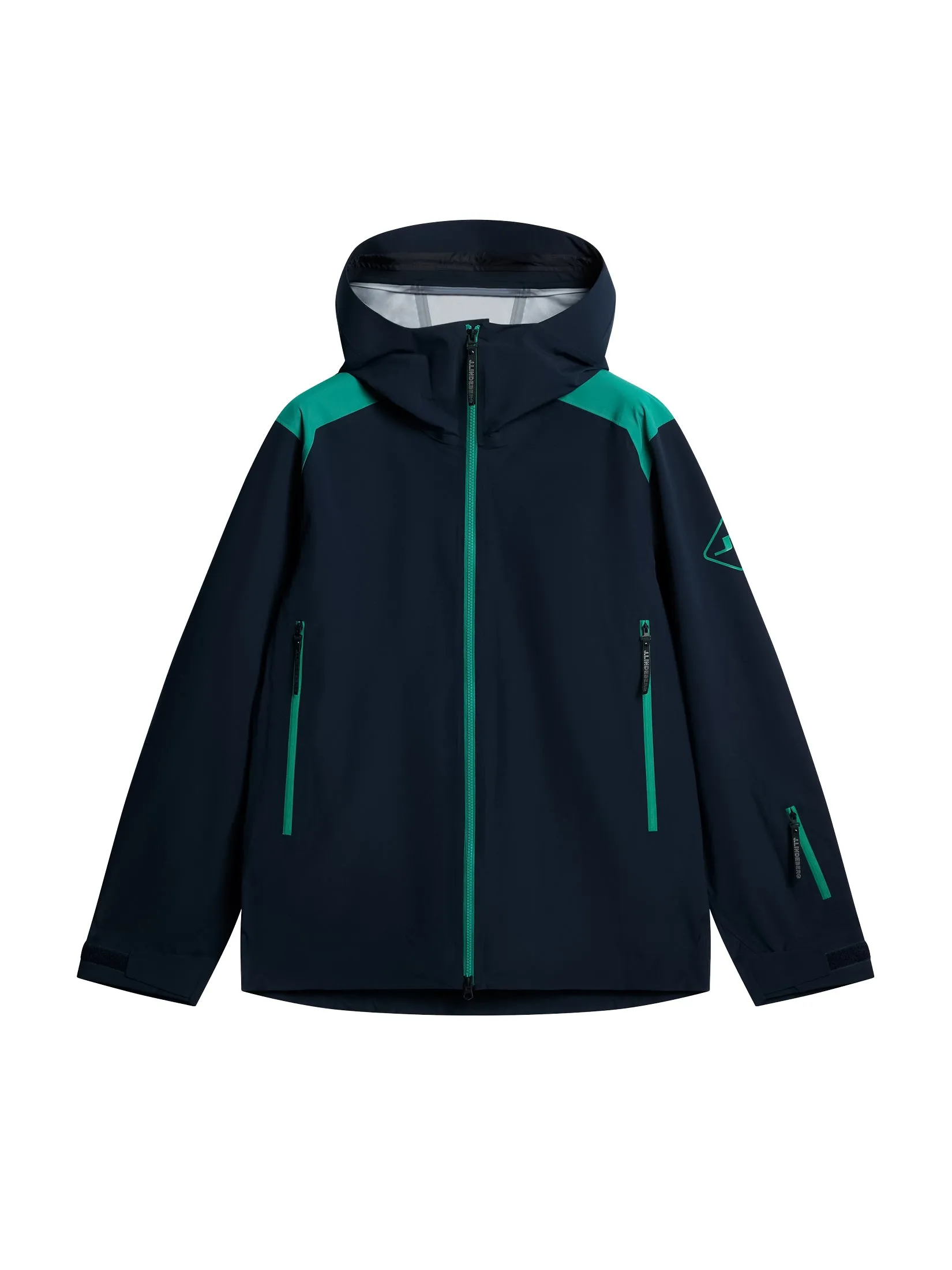 Aerial Blocked Shell Jacket / JL Navy