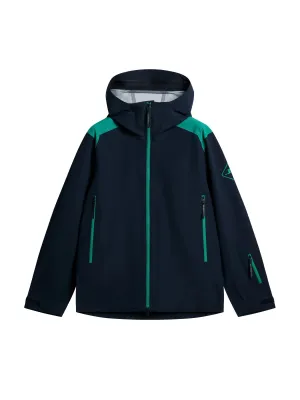 Aerial Blocked Shell Jacket / JL Navy