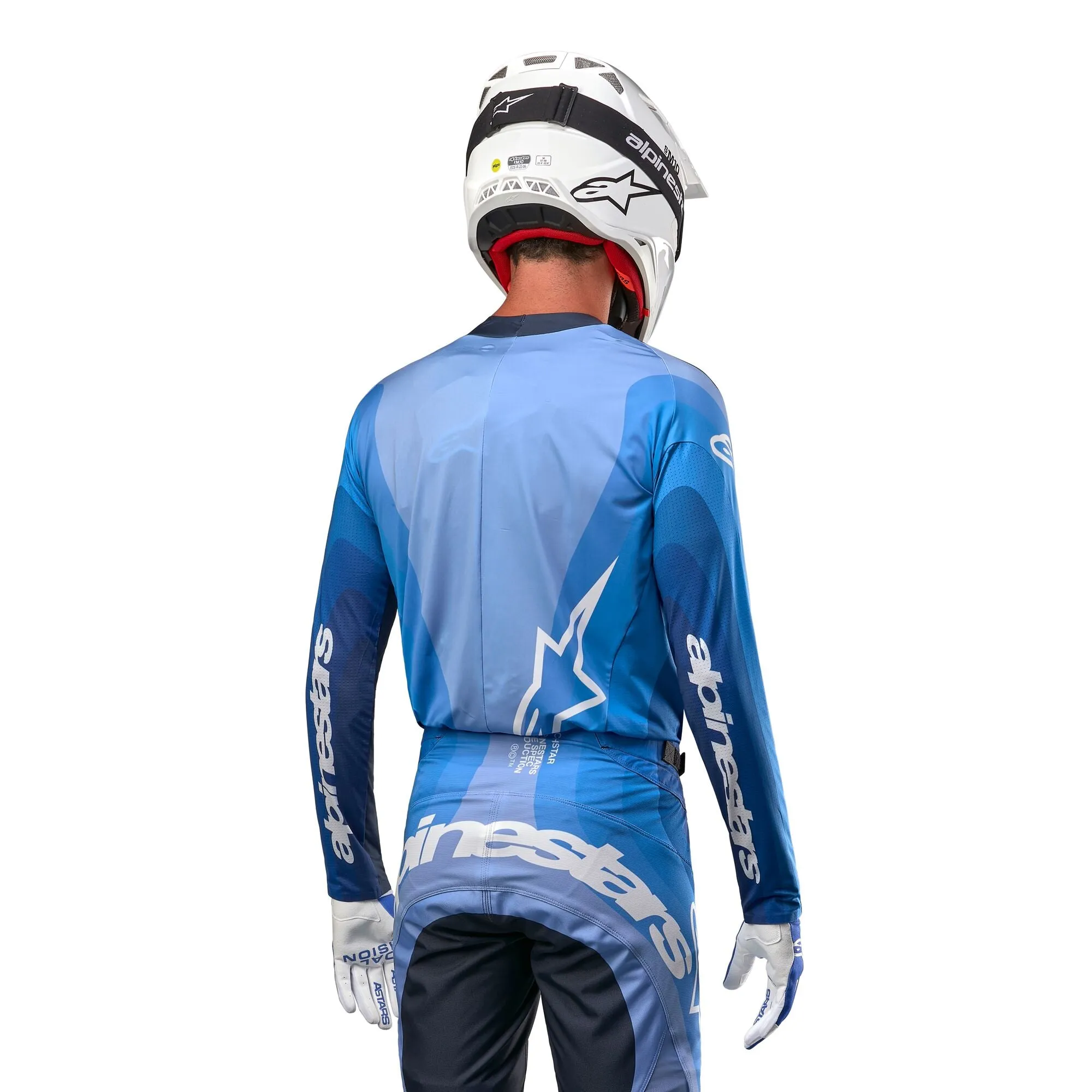 Alpinestars Techstar Pneuma Dark Navy Light Blue Combo
