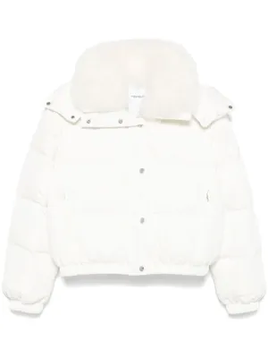 contrasting-collar ski jacket