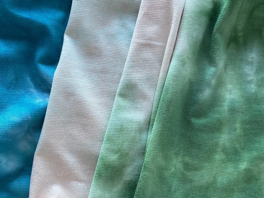 Cool Underwater Tie-Dye Viscose Knit