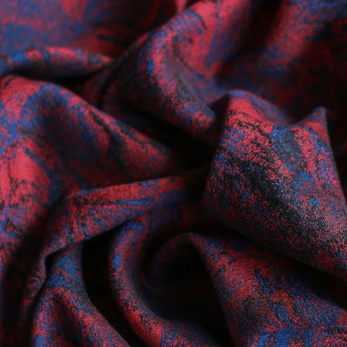 Daria Jacquard Red/Navy