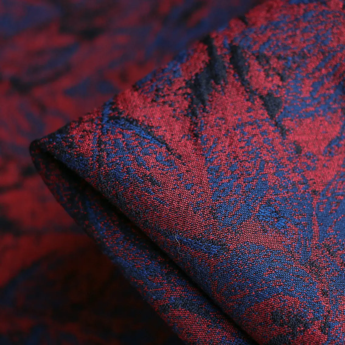 Daria Jacquard Red/Navy