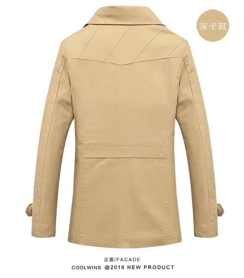 England Stil Männer Graben solide Business lässig lange Trenchcoats Herren lässige Oberbekleidung Punk Jacken Wind breaker Männer koreanischen Mantel
