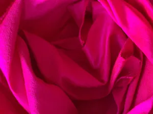 Fluorescent Hot Pink Crisp Silk Shantung