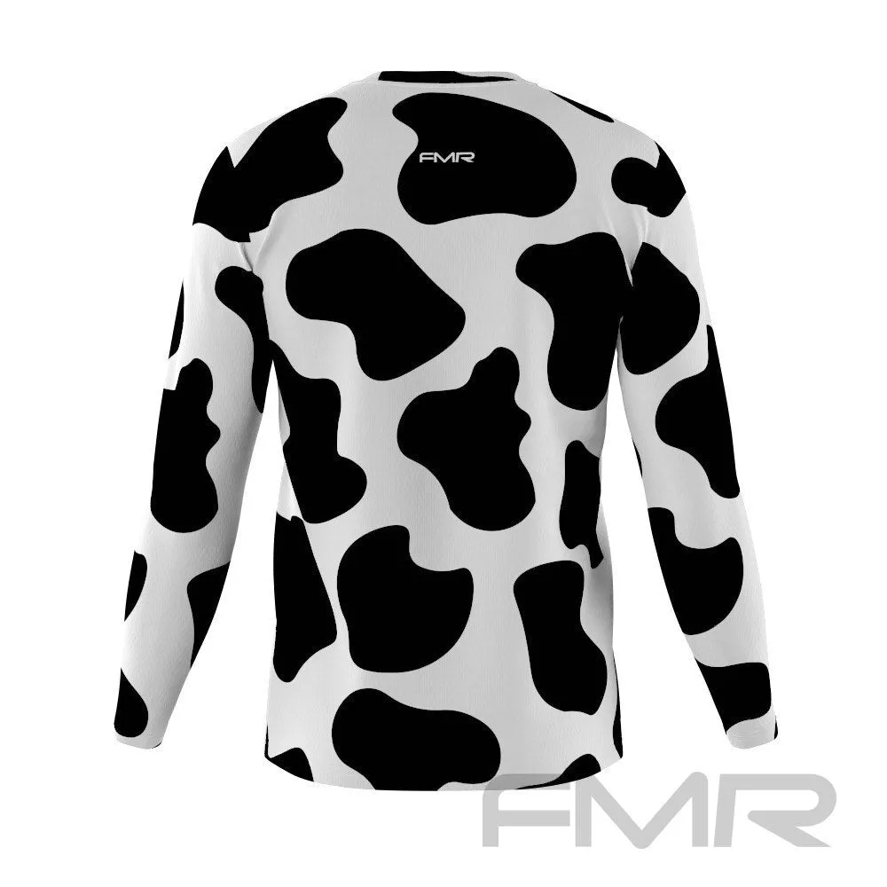 FMR Men's Cow Print Long Sleeve Shirt