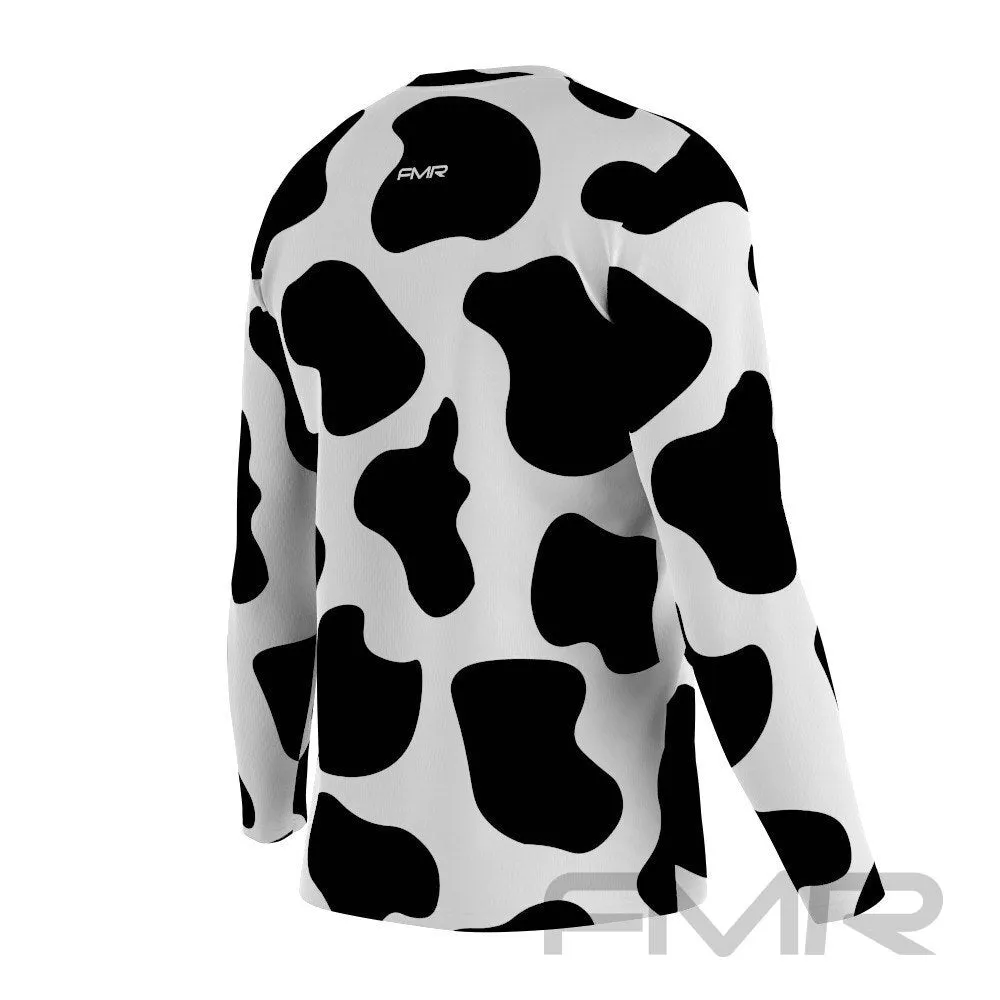FMR Men's Cow Print Long Sleeve Shirt