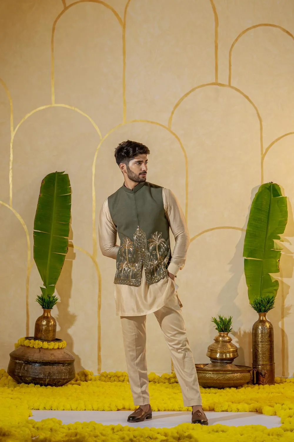Gold Kurta Set