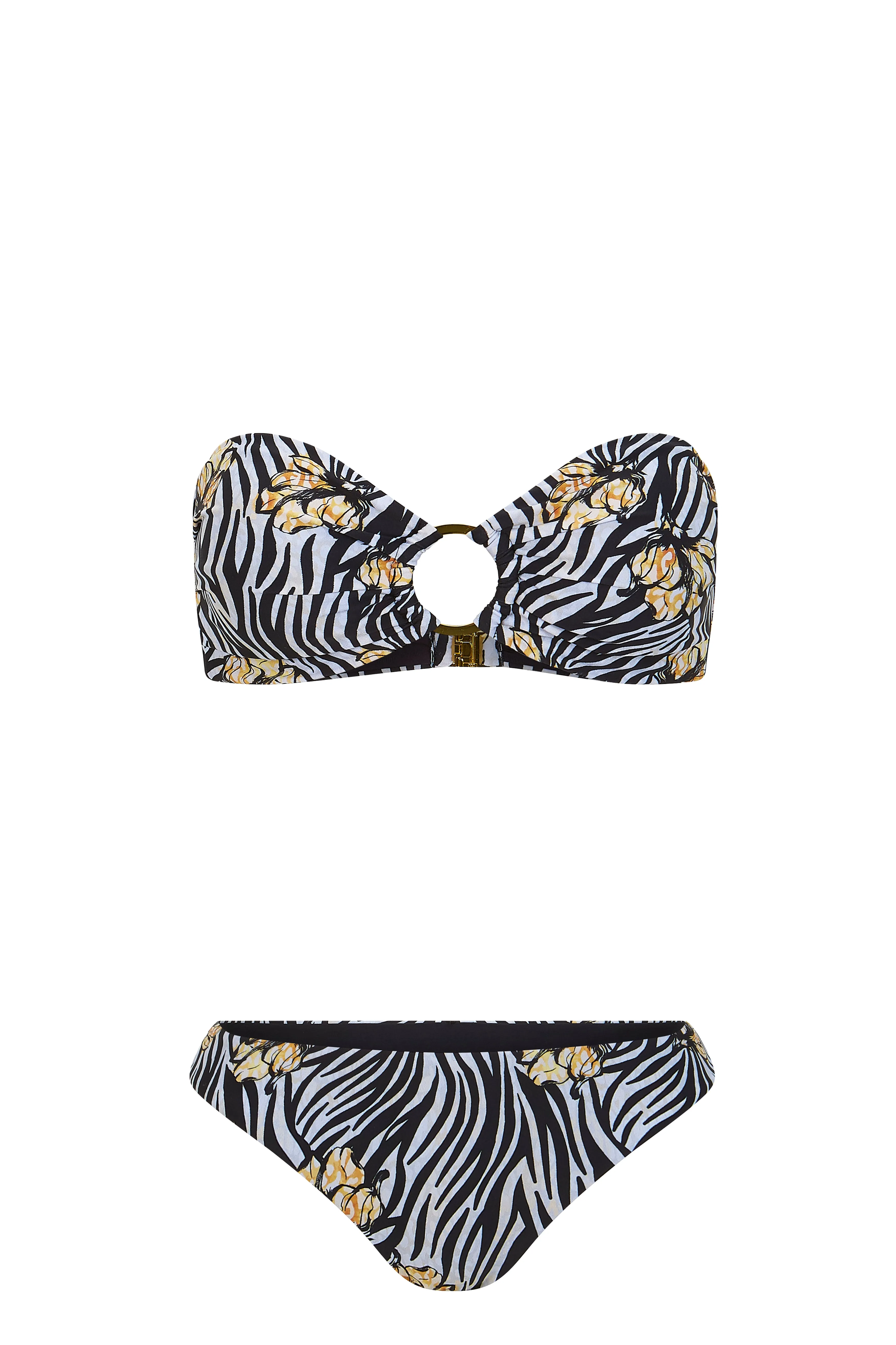 Golden Zebra Bikini Bottom