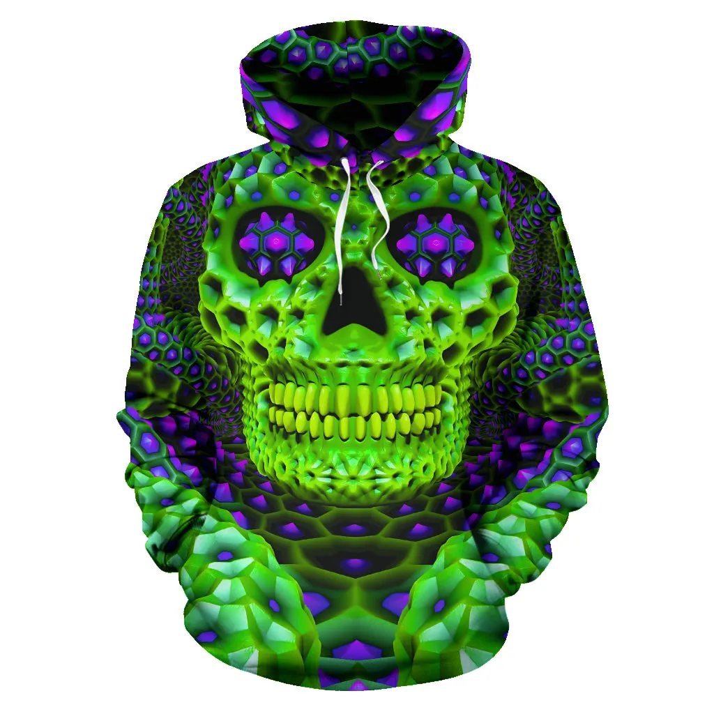 Green Skull | Hoodie | Psypepper