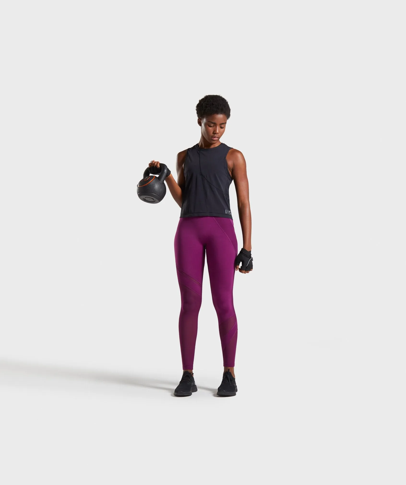 Gymshark Mesh Layer Vest - Black