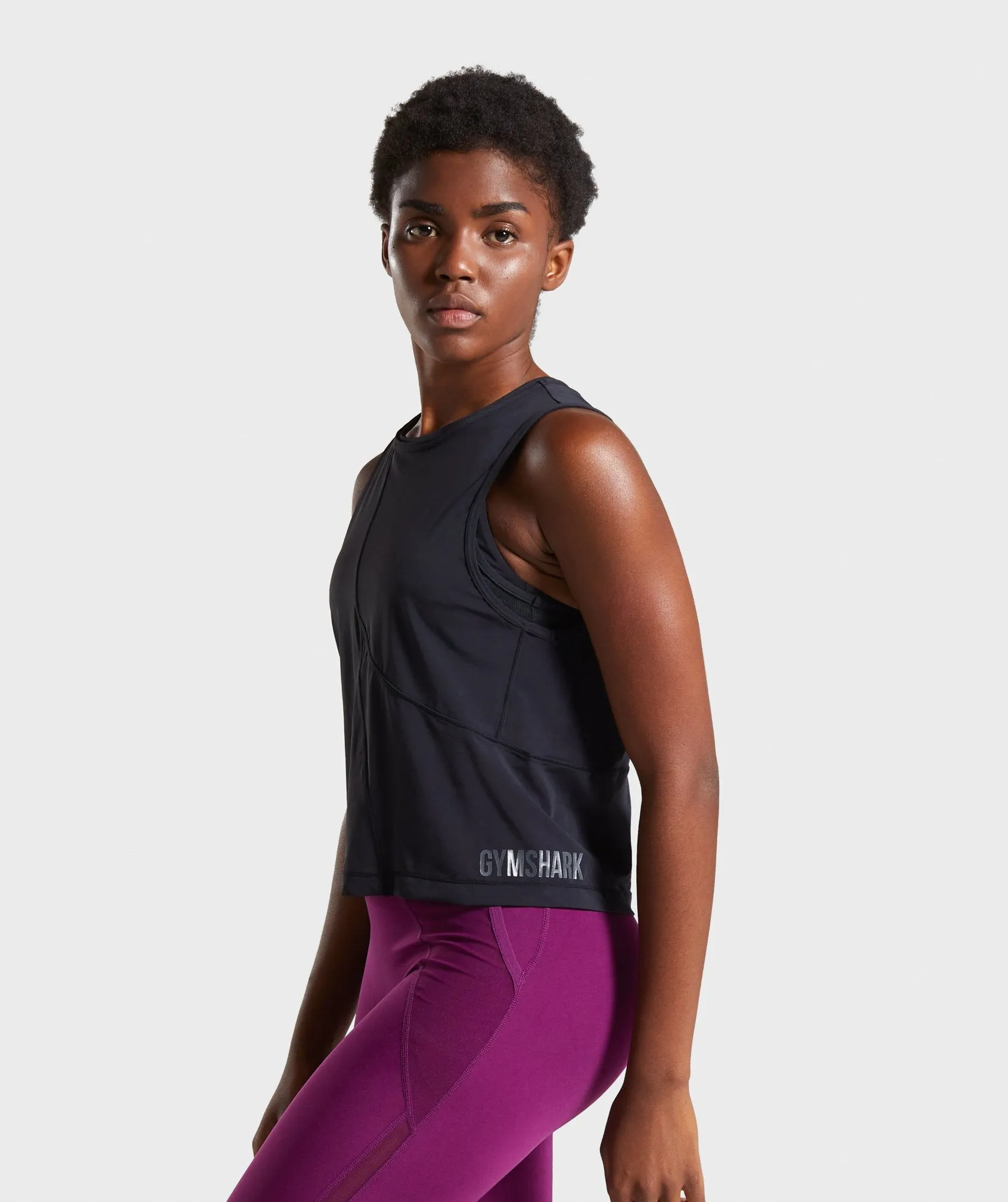 Gymshark Mesh Layer Vest - Black