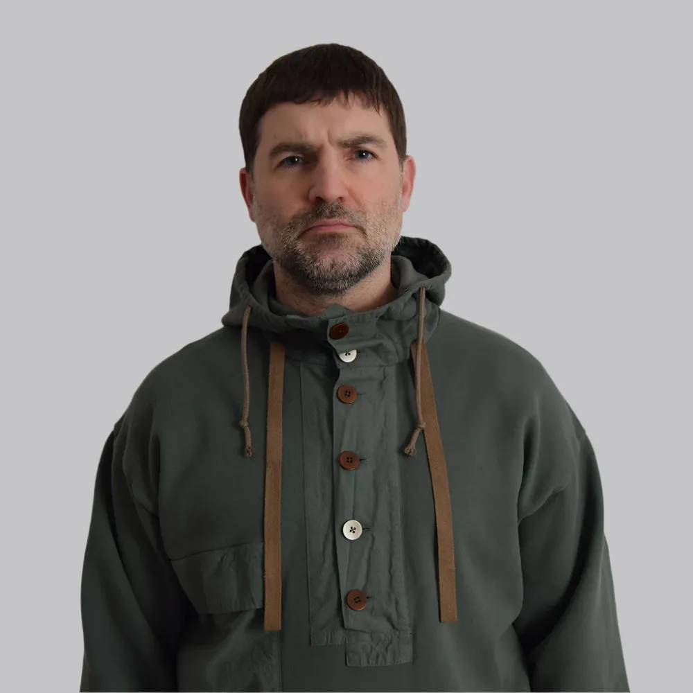 Gypsy & Sons Sage Green Himalaya Sweatshirt Jacket
