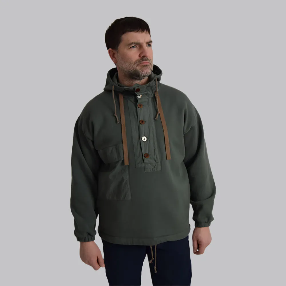 Gypsy & Sons Sage Green Himalaya Sweatshirt Jacket