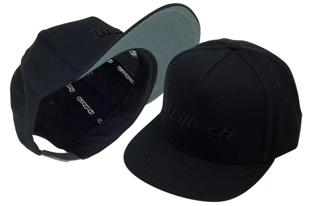 Haltech Snap Back Black on Black Size: One size fits all.