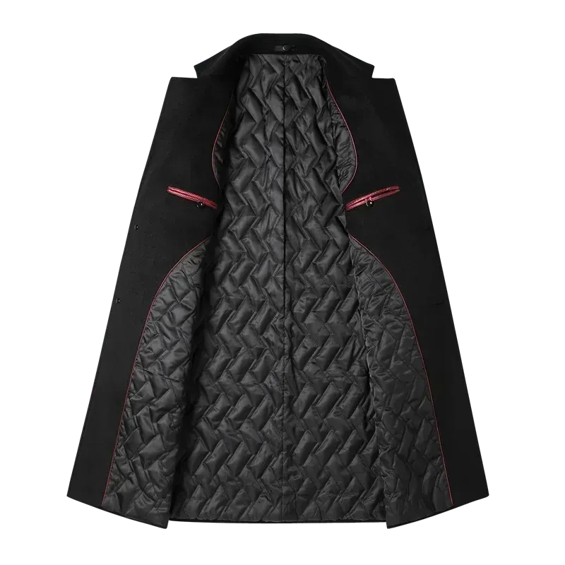 Herrenmäntel, Herren-Wintermantel, Mantel für Herren, Herrenjacke, Wolle 54,3 %, Herrenjacken und Mäntel, langer Mantel für Herren, Wintermantel für Herren