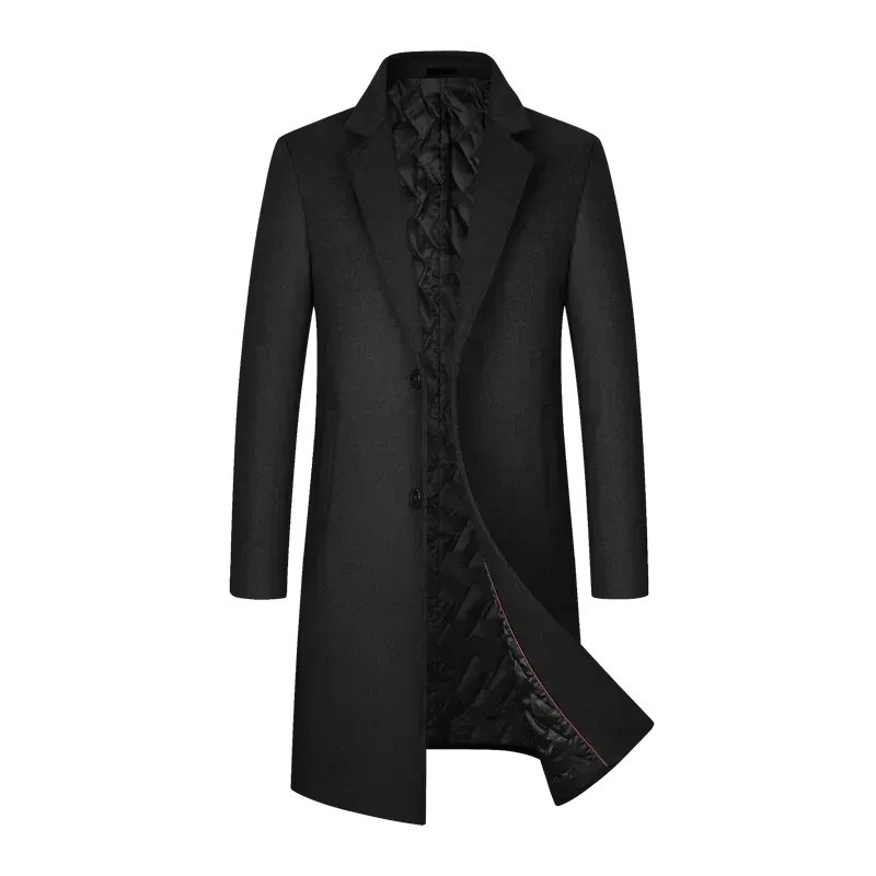 Herrenmäntel, Herren-Wintermantel, Mantel für Herren, Herrenjacke, Wolle 54,3 %, Herrenjacken und Mäntel, langer Mantel für Herren, Wintermantel für Herren