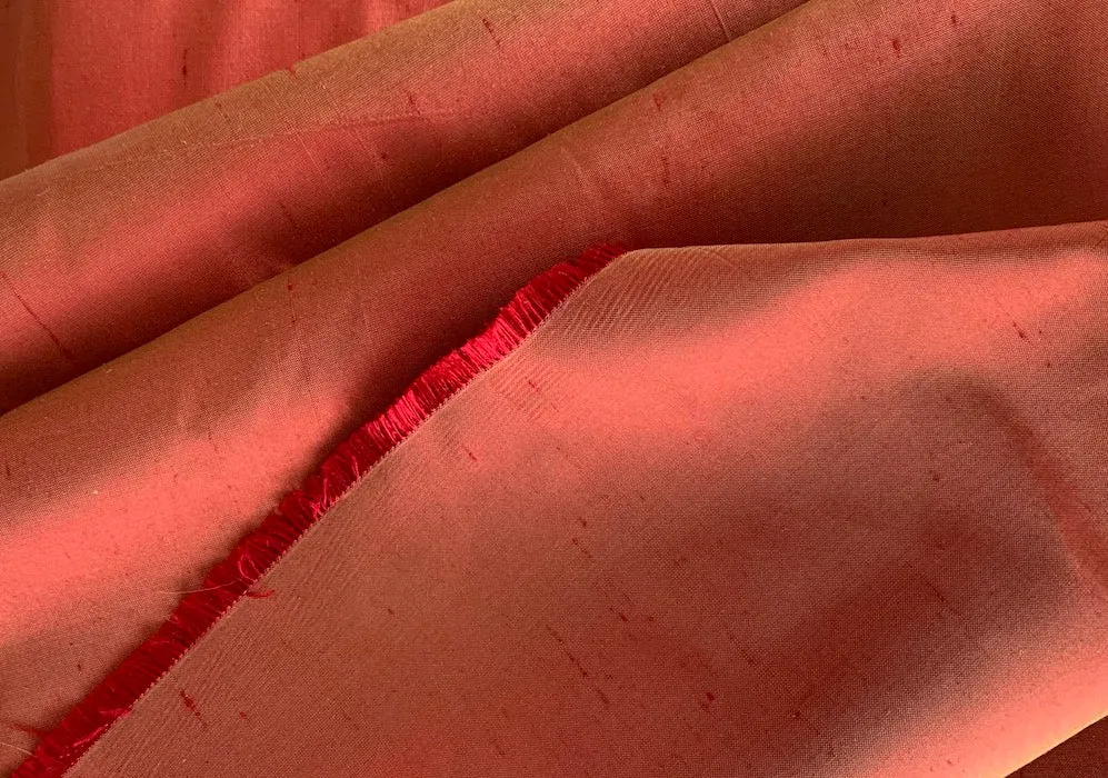 Iridescent Autumnal Crisp Super Silk Shantung