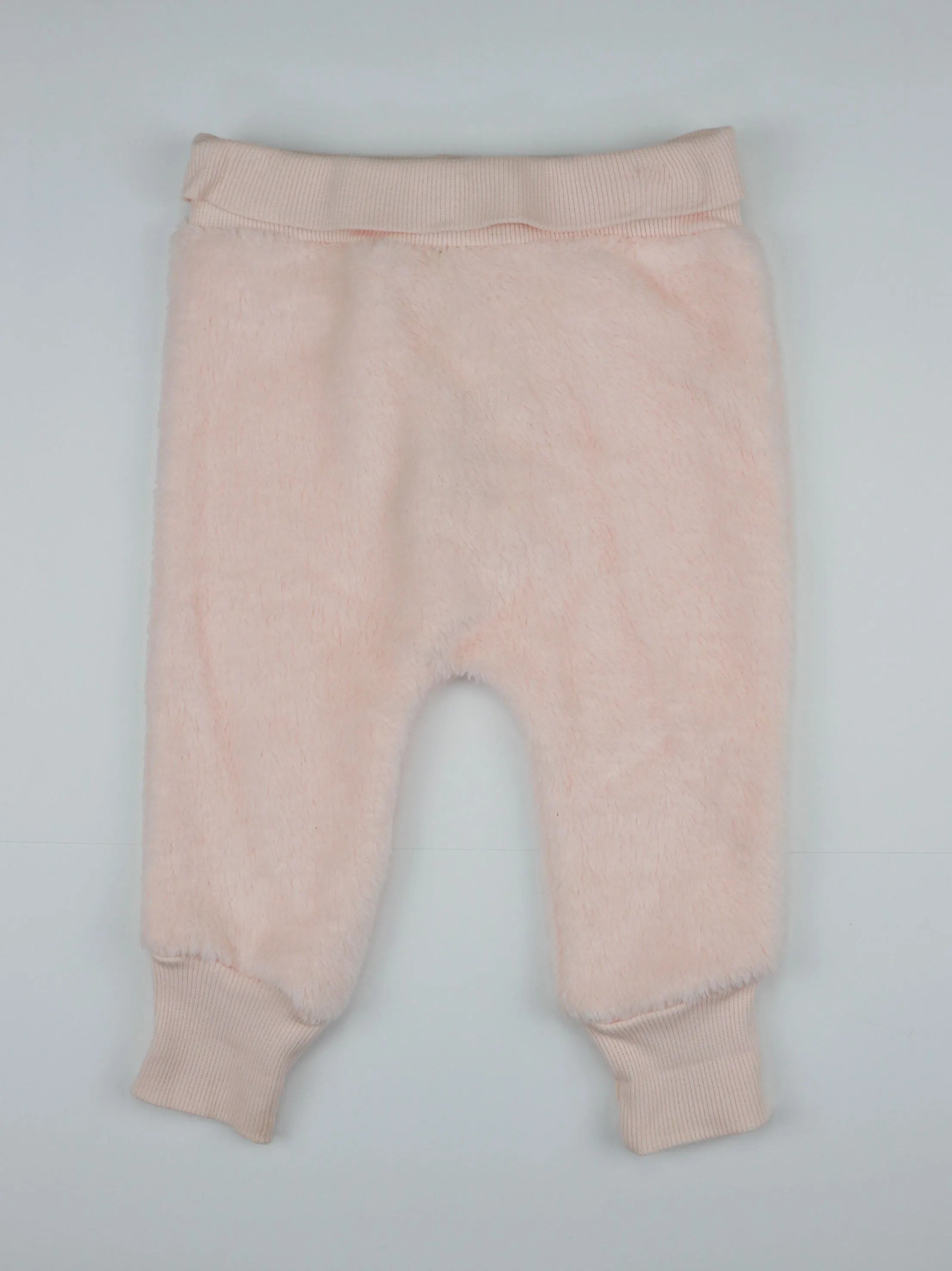 Kids Girl S Faux Fur Jogger Pants,Light Pink