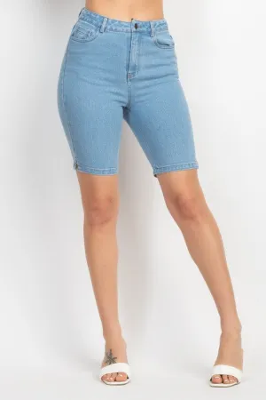 Light Denim Bermuda Shorts