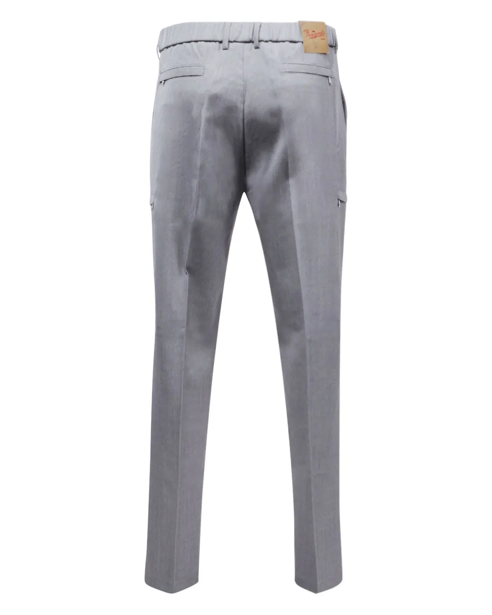 Light Grey Twill Cargo Pants