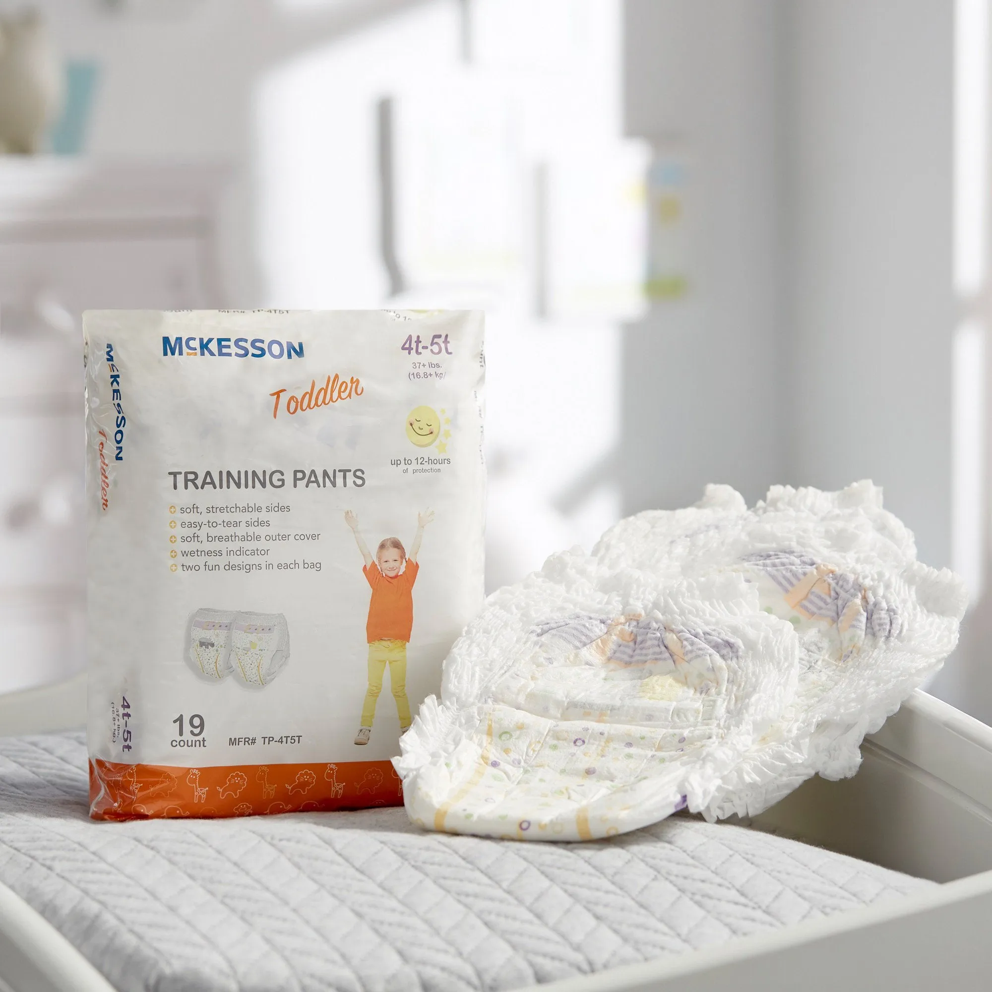 McKesson Toddler Training Pants, 4T to 5T, 37  lbs