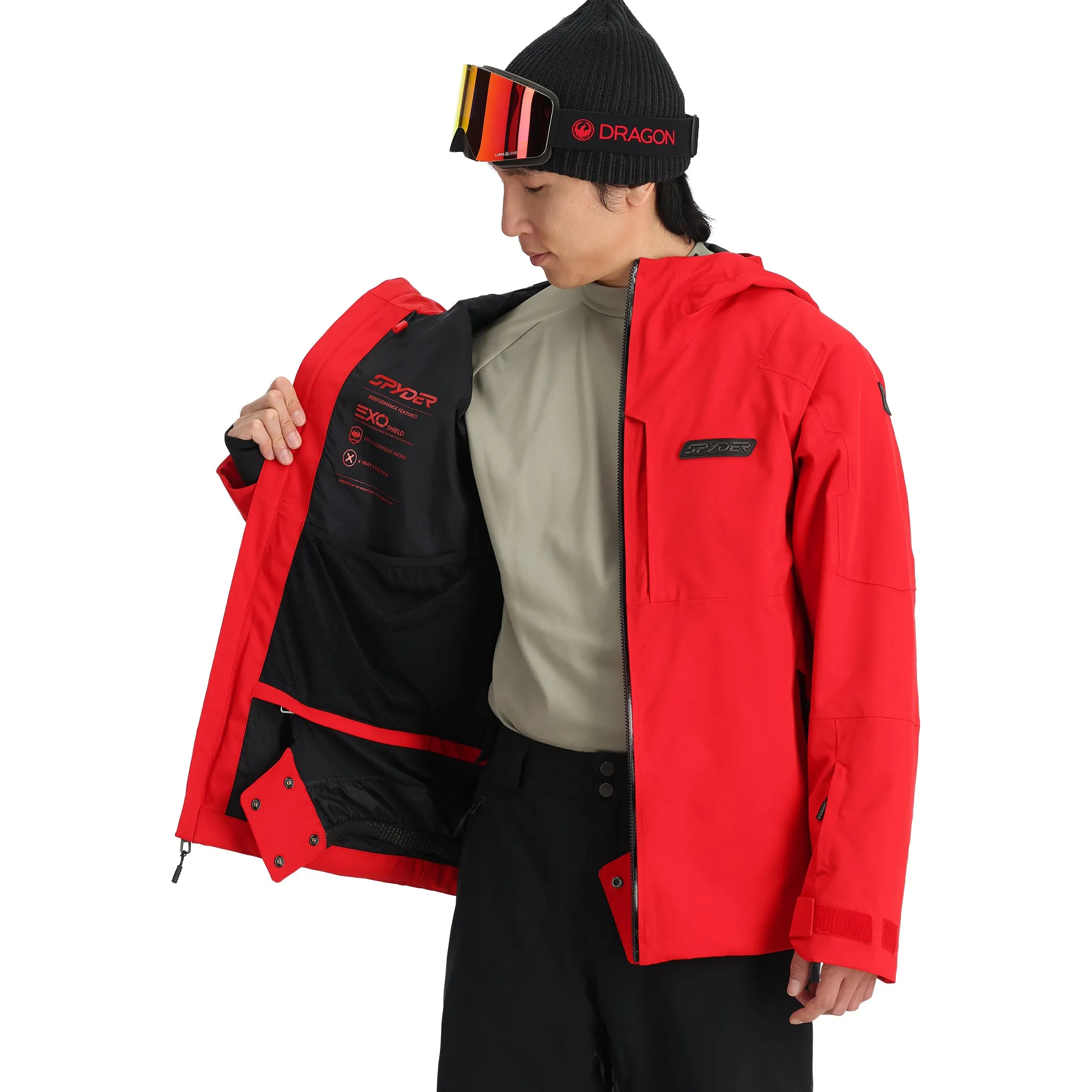 Mens Taos - Spyder Red
