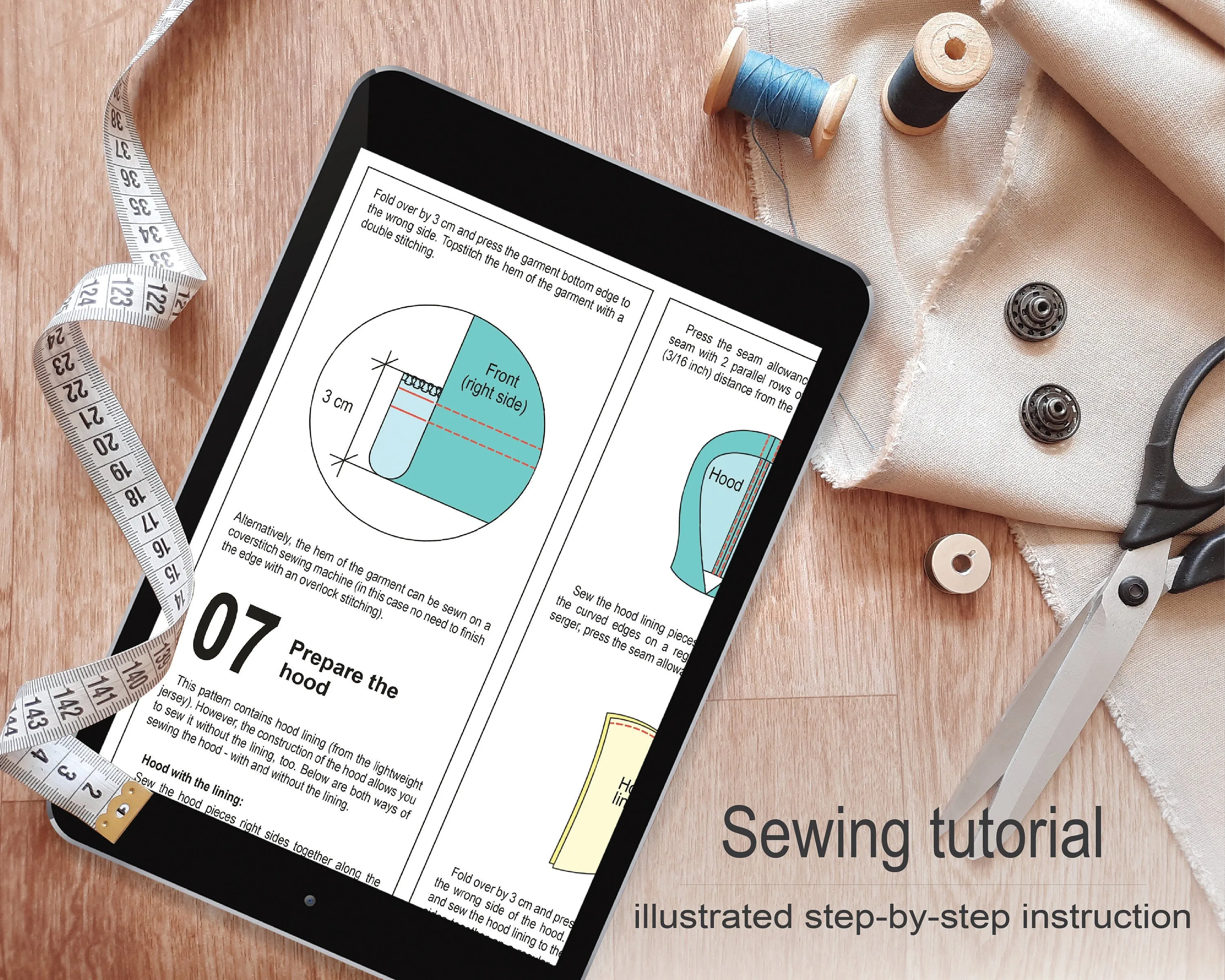 Pattern Sewing PDF Bundle - Pajama Set Sewing Patterns for Men and Women - Easy to Sew for Beginners PJ Pattern PDF - Sewing Tutorial