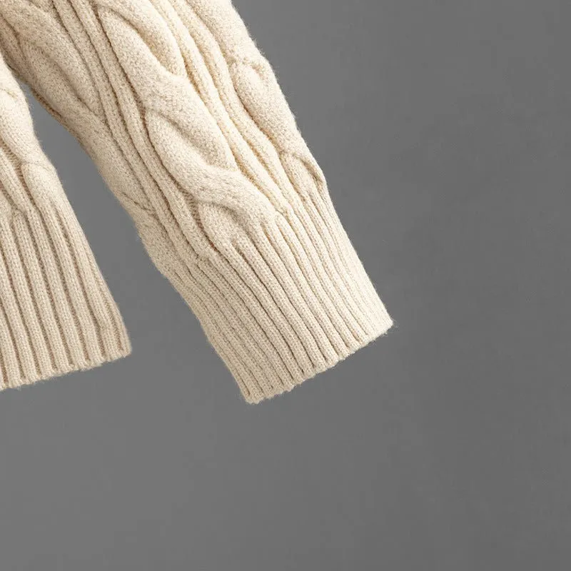Pre Order:  Twist Knit Sweater and Pants Set