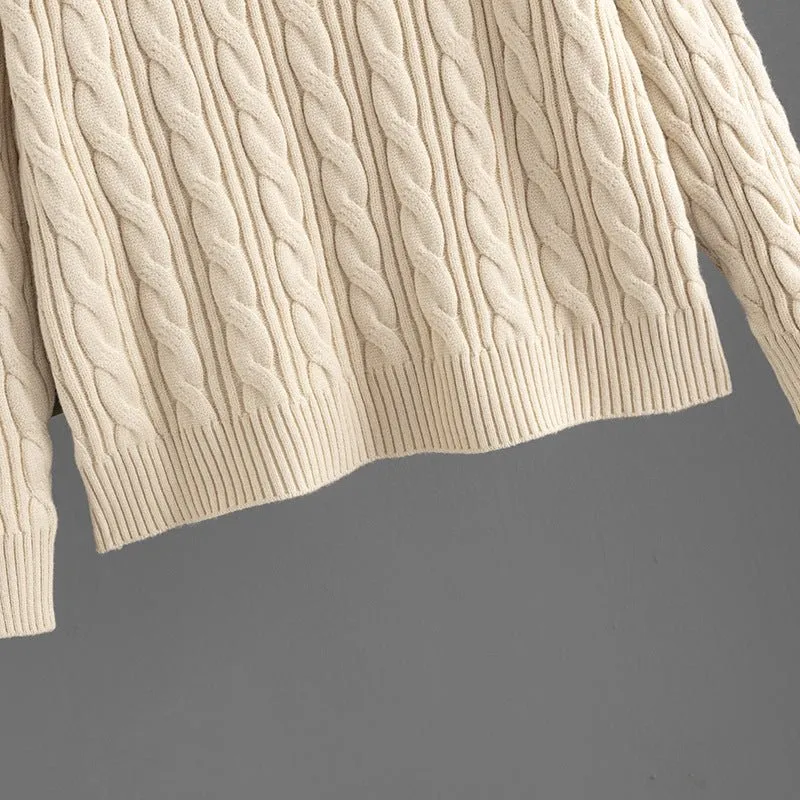 Pre Order:  Twist Knit Sweater and Pants Set