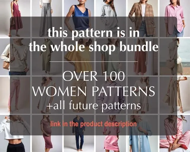 Pyjama Sewing Pattern - Sleepwear Patterns - Men's PDF Sewing Patterns - PDF Pajama Patterns - Pj Pattern - Pj Woven Pattern