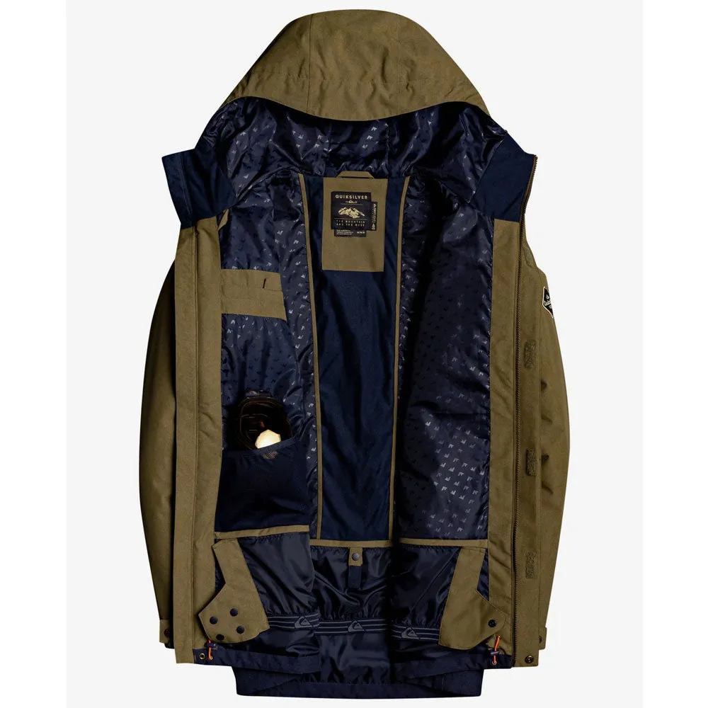 Quiksilver Horizon Snowboard/Ski Jacket - Military Olive