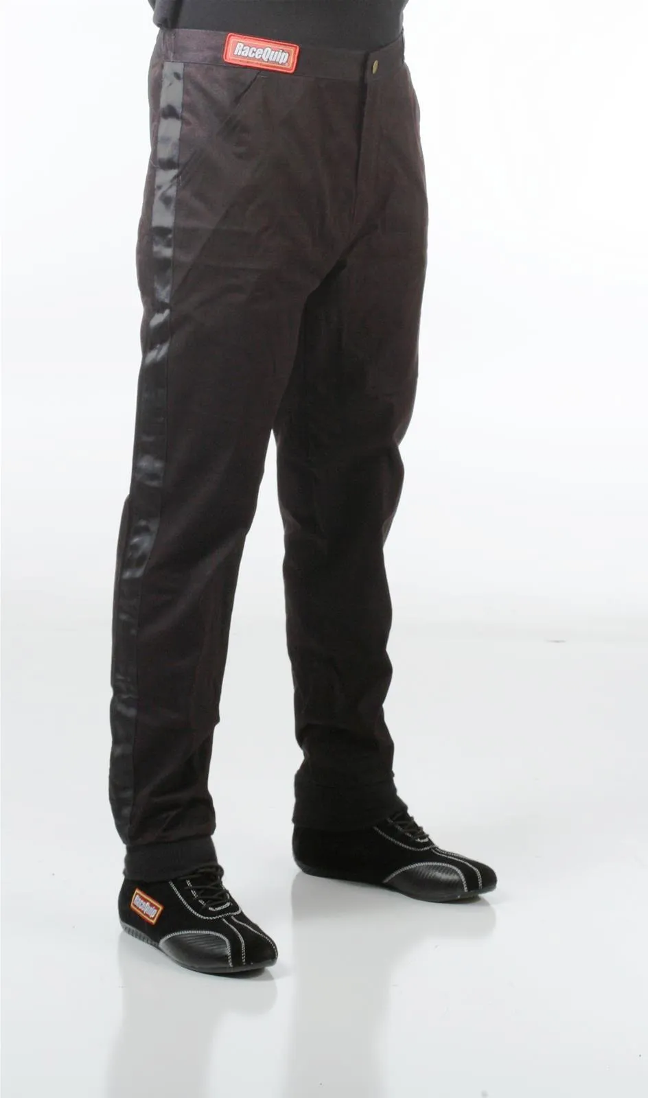 RaceQuip Single Layer Fire Suit Pants - Black - Kids Medium - 1970093