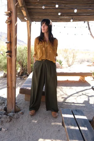 Summer Army Green Pants