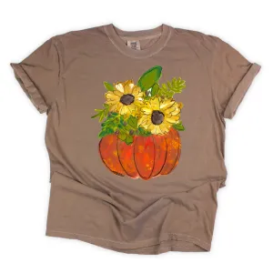 Sunflower Pumpkin T-Shirt