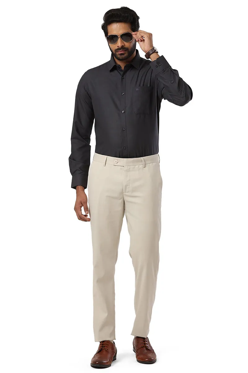 Super Soft - Gray Formal Shirts for Men | Ariser
