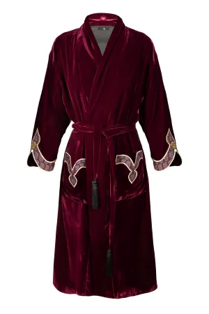 Termeh Robe - Burgundy