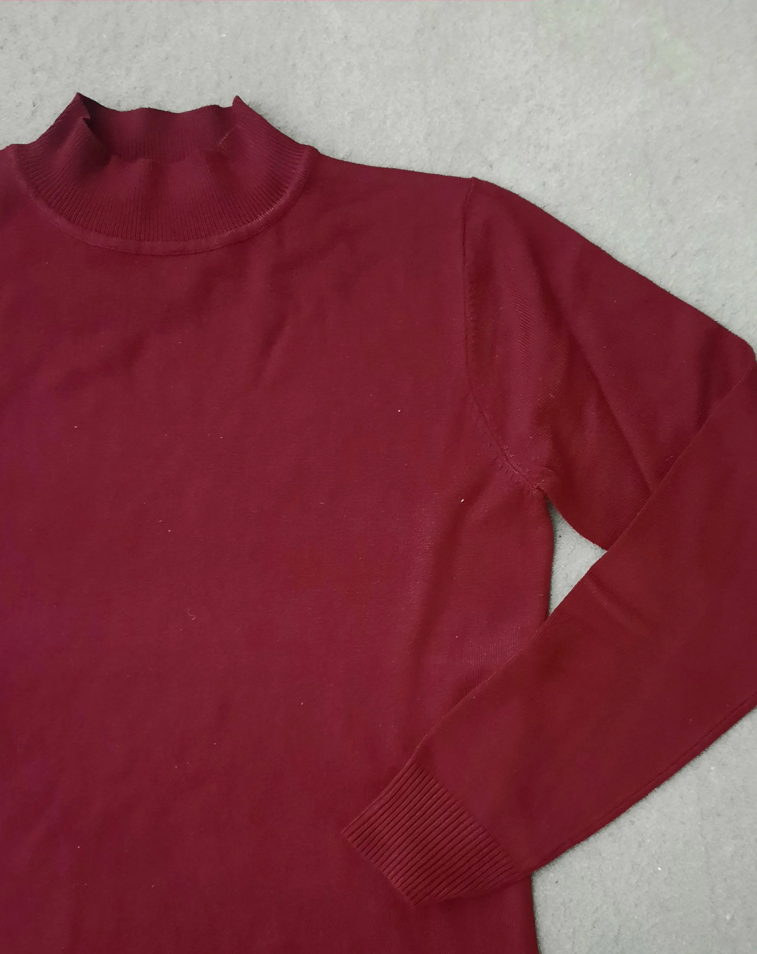 The Basic Knit Mock Neck