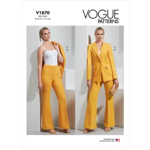 V1870 Misses' Jacket and Pants