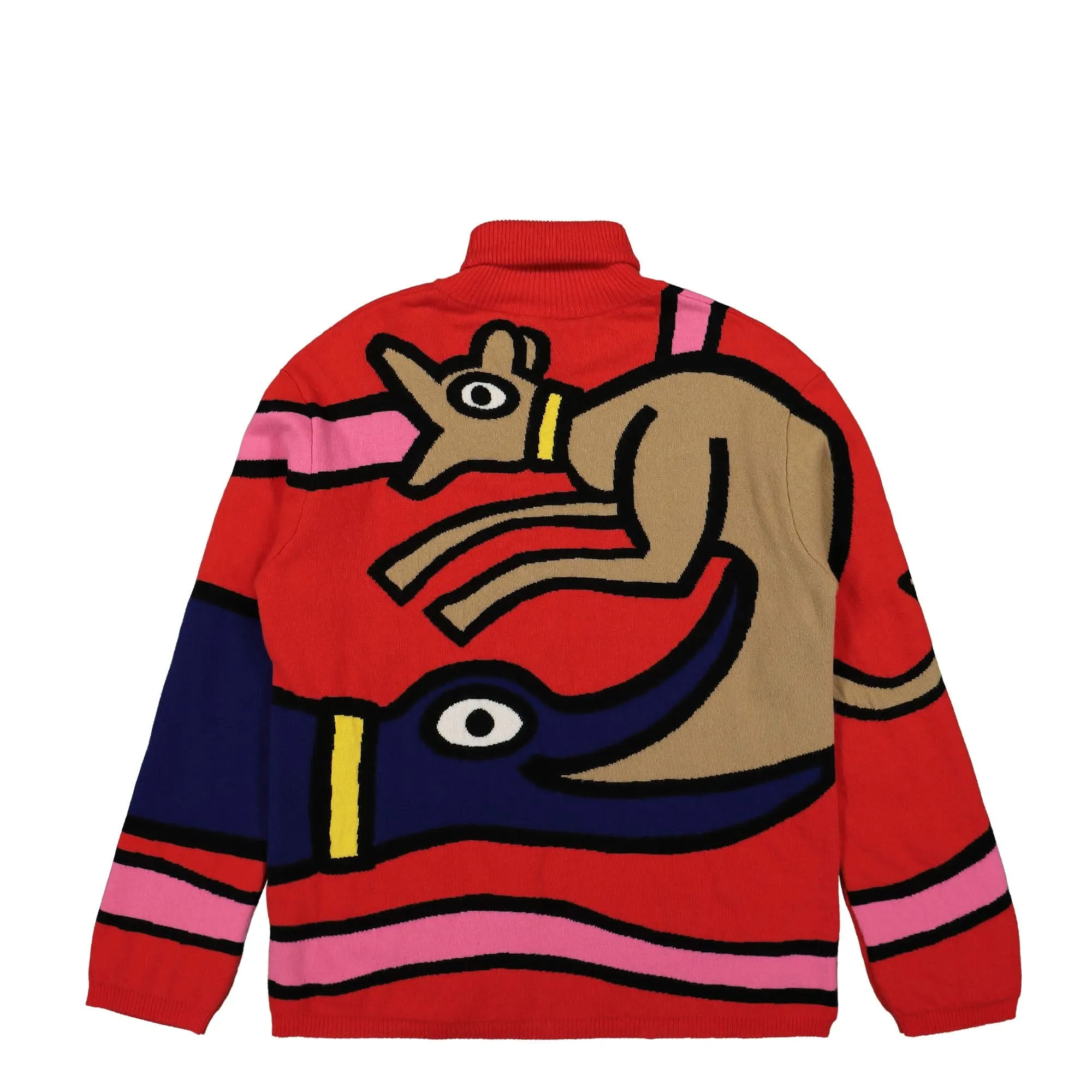 Viper Knit Oversized High Collar