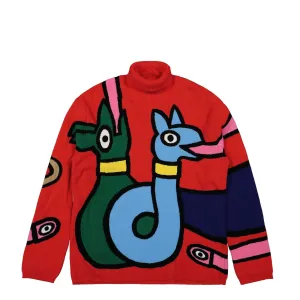 Viper Knit Oversized High Collar