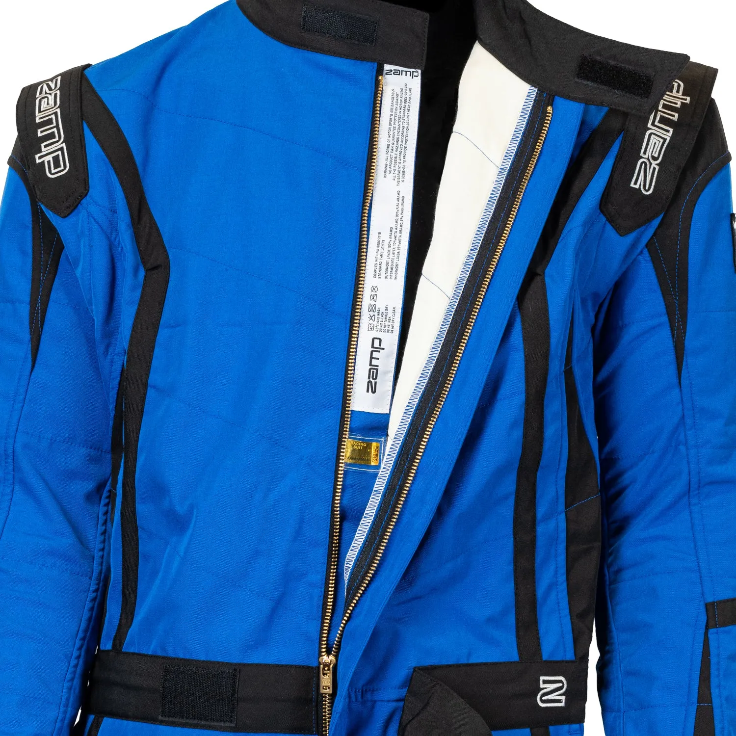 Zamp ZR-52F FIA Race Suit - Blue/Black