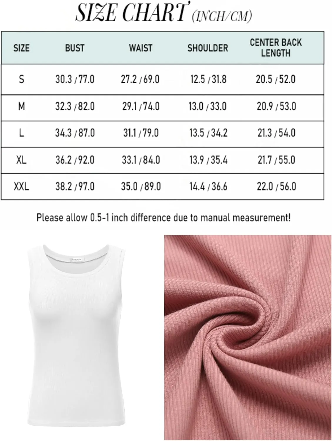 Zeagoo Tank Top Women's Summer Sleeveless Tops (DE Only)