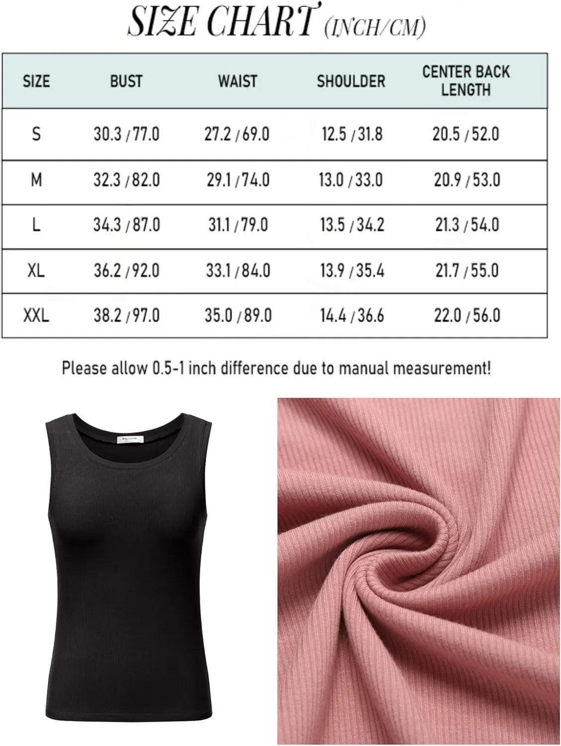 Zeagoo Tank Top Women's Summer Sleeveless Tops (DE Only)