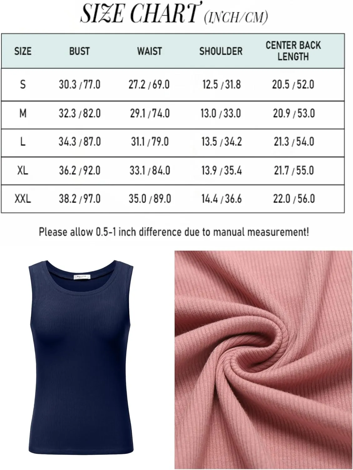 Zeagoo Tank Top Women's Summer Sleeveless Tops (DE Only)