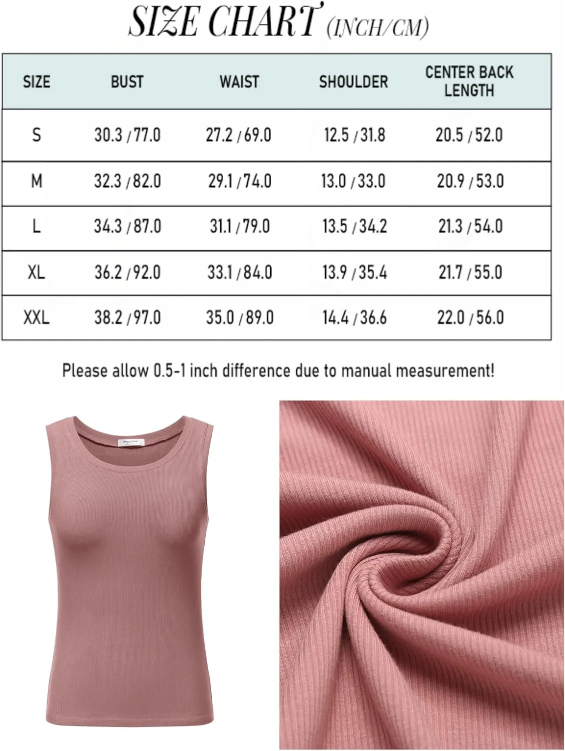 Zeagoo Tank Top Women's Summer Sleeveless Tops (DE Only)